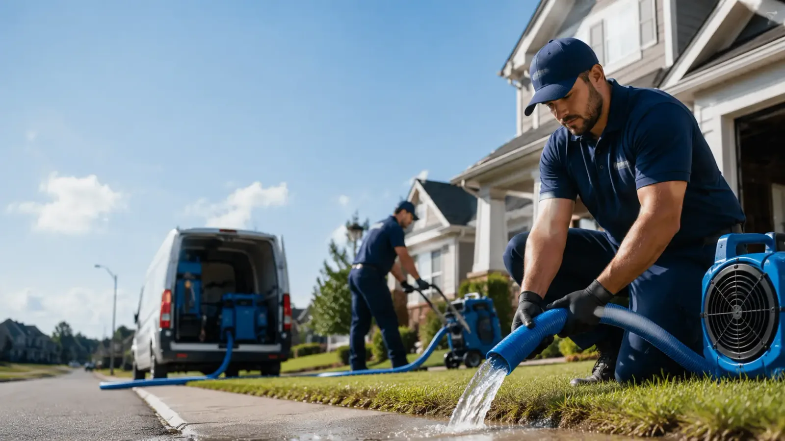 Flood Damage Restoration in Welsh, LA